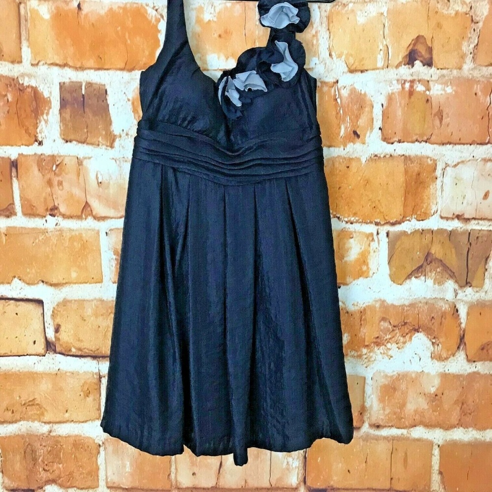 NW Collections Cocktail Dress Size 14 Navy Blue